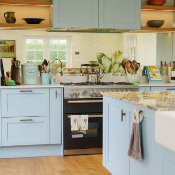Salcombe Blue Shaker Kitchen