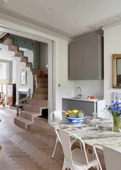 Eclectic Dining Room by STEPHEN FLETCHER ARCHITECTS