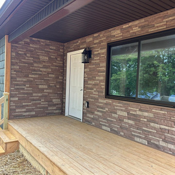 New Siding on Newly Installed Addition