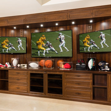 Sports Enthusiast's Entertainment Center