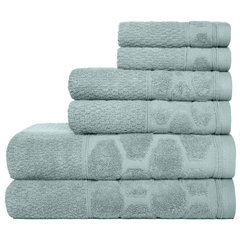 Nurture Sustainable Antimicrobial 6 Piece Towel Set Grey