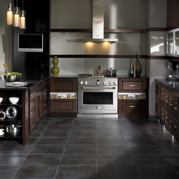 Modern Dark Kitchen
