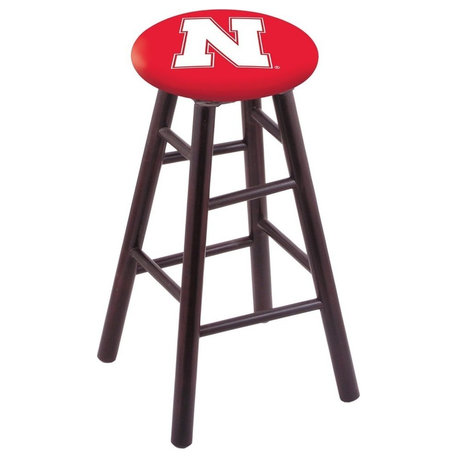 Nebraska Bar Stool, Dark Cherry