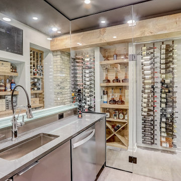 Lower Level Bar and Wine Cellar