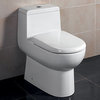 Ariel Platinum "Camilla" Contemporary European Toilet with Dual Flush 26x15x26