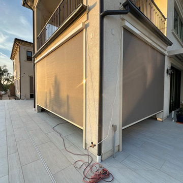 California Room Motorized Power Screens Yorba Linda, California