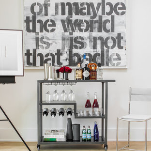 75 Beautiful Bar Cart With Flat-Panel Cabinets Pictures & Ideas | Houzz