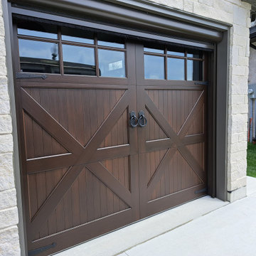 Crosshill Design Wood Garage Door