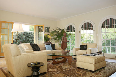 Inspiration for an eclectic living room remodel in Los Angeles