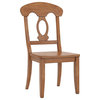 Arbor Hill Napoleon Back Wood Dining Chair, Set of 2, Oak