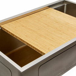 18" Bamboo Cutting Board &bull; Accessories &bull; Create Good Sinks - Kitchen Products