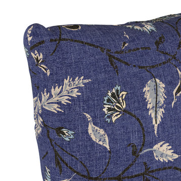 18" Decorative Pillow Polyester Insert, Dahlia Blue