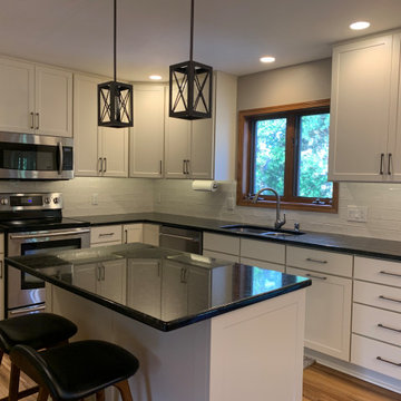 Contemporary Kitchen Remodel Done in a Bisque Color