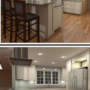 Stacy M Custom Kitchen Flooring + Bump out