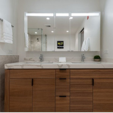 Bathroom and SIDLER Mirror in The Residences at the Sawyer, Sacramento, CA