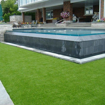 Artificial Grass Pool Installations
