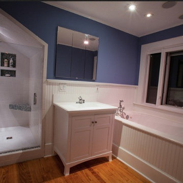 Loft area and small bedroom converted to master bedroom and bath/ Shandon
