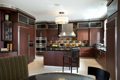 Example of a kitchen design in New York