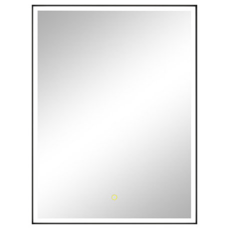 Fenice Surface-Mount/Reccessed LED Lighted Bathroom Medicine Cabinet, 24"