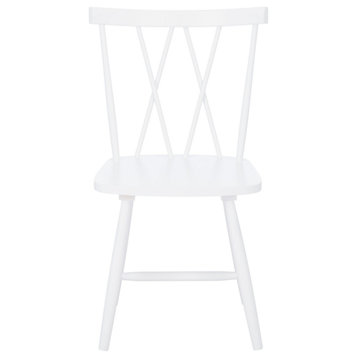 Safavieh Tayten Spindle Back Dining Chair, White