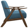 Verona Accent Chair, Blue