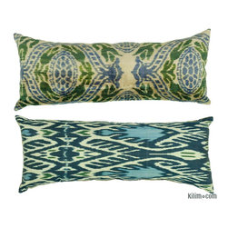 Velvet Ikat Pillow Cover - Decorative Pillows