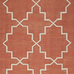 Cotton Dhurrie 559 Terracotta - Rugs