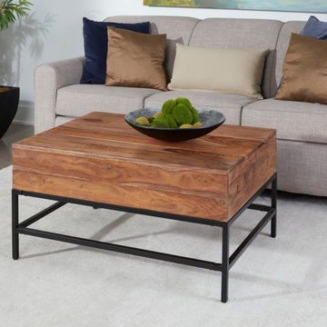 Mercer Rustic Lift Top Cocktail Table