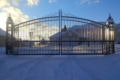 Wrought iron Driveway Gates - Custom Driveway Gates