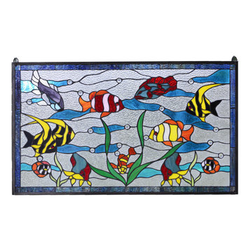 The 15 Best Fish Stained Glass Panels For 22 Houzz