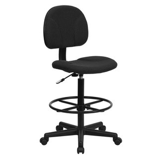 Office Star Economical Chair with Chrome Teardrop Footrest