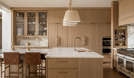 7 Stylish New Kitchens With Wood Cabinets and Details