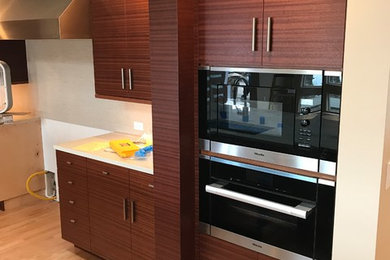 Example of a trendy home design design in Seattle