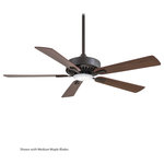 Minka Aire - Minka Aire F556L-ORB Contractor, LED 52" Ceiling Fan, Oil Rubbed Bronze - Bulb Included: Yes