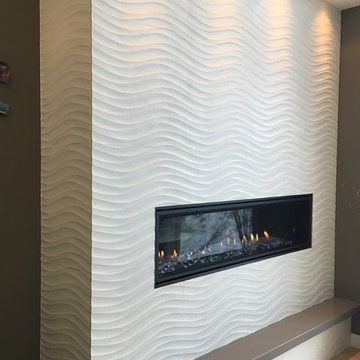 Dimensional Fireplace
