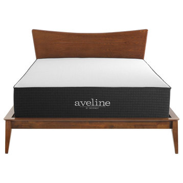 Aveline 14" Memory Foam King Mattress, White