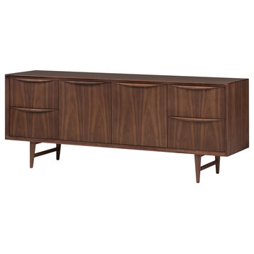 Elisabeth Walnut Wood Sideboard Cabinet, HGEM733