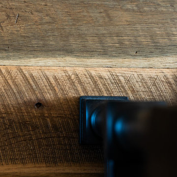 Original Face Skip Planed Reclaimed Oak Solid Plank Flooring