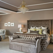 King Size Bed Pillow Arrangement