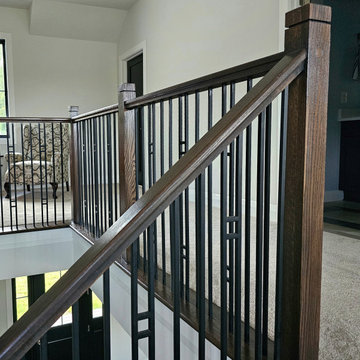 Project #109 | U-Shaped Stairs in Countryside Retreat