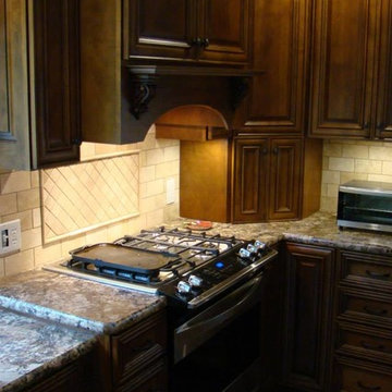 Custom Birch Cabinet Kitchen Remodel