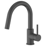 ZLINE Kitchen and Bath - ZLINE Dante Kitchen Faucet in Matte Black (DNT-KF-MB) - Experience ZLINE Attainable Luxury with industry-leading kitchen and bath products that provide an elevated luxury experience, all designed in Lake Tahoe, USA. The ZLINE Dante Kitchen Faucet in Black Matte (DNT-KF-MB) is manufactured with the highest quality materials on the market. ZLINE faucets feature ceramic disc cartridge technology. Ceramic disc faucets offer precise, ergonomic control making them easy to use and ADA compliant. This contemporary, European technology is quickly becoming the industry standard due to it being durable and longer-lasting than other valve varieties on the market. We have focused on designing each faucet to be functionally efficient while offering a sleek design, making it a beautiful addition to any kitchen. While aesthetically pleasing, this faucet offers a hassle-free washing experience, with 360 degree rotation and a spring loaded pressure adjusting spray wand. At 2.2 gal per minute this faucet provides the perfect amount of flexibility and water pressure to save you time. Our cutting edge lock in technology will keep your spray wand docked and in place when not in use. ZLINE delivers the most efficient, hassle free kitchen faucet with a lifetime warranty, giving you peace of mind. The Dante kitchen faucet DNT-KF-MB ships next business day when in stock.