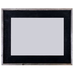 My Barnwood Frames - Black Western Picture Frame, 3" Wide, Butch Cassidy Black Frame, 8.5"x11" - *PLEASE NOTE - Glass is included with frame sizes 16x20 or smaller. Larger sizes do not include glass due to the high risk of breakage in shipping.