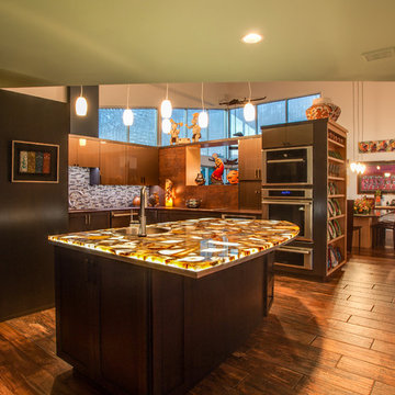 Backlit Agate Kitchen Countertop