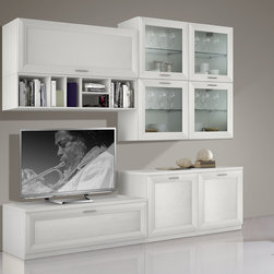 Contemporary Wall Unit JA-1076 | Made in Italy - $2,759.00 - Entertainment Centers And Tv Stands