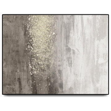 "Glitter Rain II" Oversized Framed Canvas, 60" x 40"