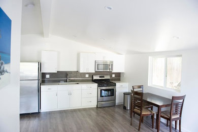 Inspiration for a contemporary garage remodel in Los Angeles