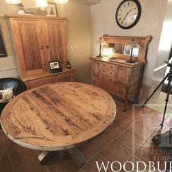Round Reclaimed Wood Tables - Products