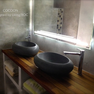 OUR CLIENTS' INSTALLATION WITH OUR TRENDY NATURAL STONE PRODUCTS
