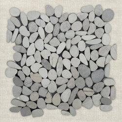 SAMUDRA - Natural | 12" x 12" | Pebble Mosaic - Mosaic Tile